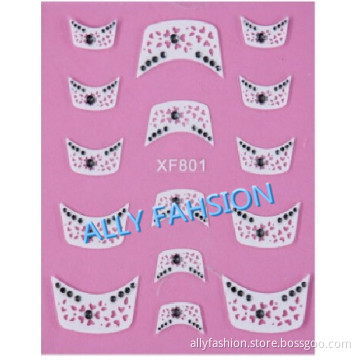 3D French Nail sticker/3D nail art/nail beauty/ more than 1000designs nail stickers